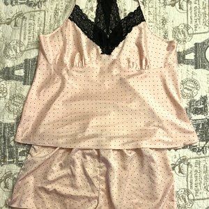 50% OFF Weekend Sale Light Pink Satin Pajama set Size XL!